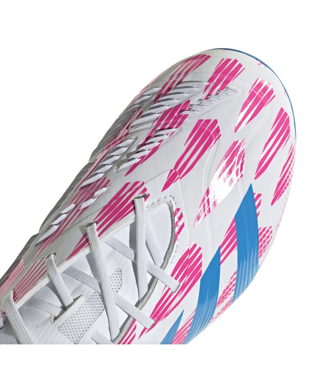 Adidas Predator Elite FG Jr (White/Blue/Pink)