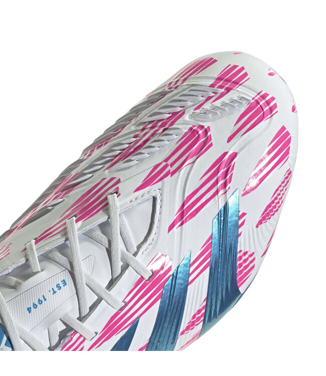 Adidas Predator Elite FG (White/Pink/Blue)
