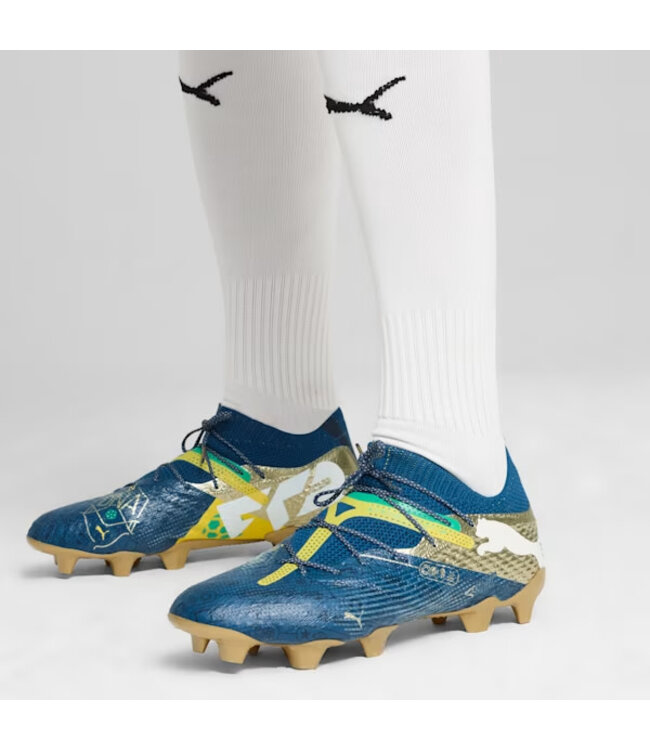 PUMA Future 7 Ultimate Neymar Jr. "BNA" FG/AG (Navy/Yellow)