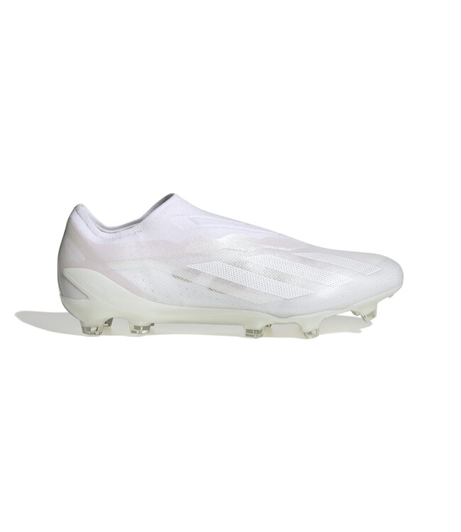 Adidas X Crazyfast.1 Laceless FG (White/White)