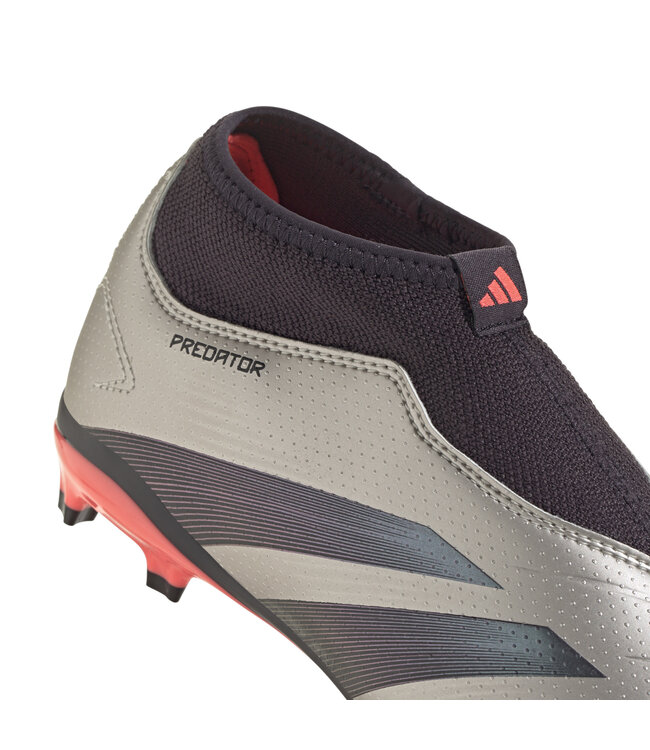 Adidas Predator League Laceless FG Jr (Silver)