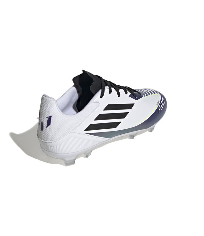 Adidas F50 League Messi FG (White/Purple)