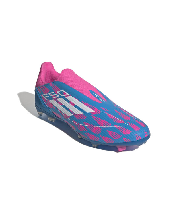 Adidas F50 League Laceless FG (Blue/Pink)