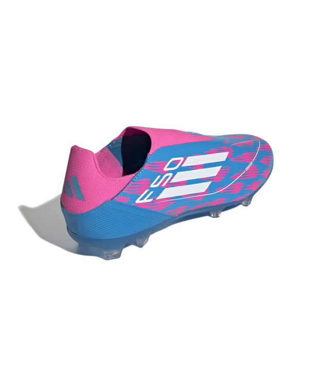 Adidas F50 League Laceless FG (Blue/Pink)