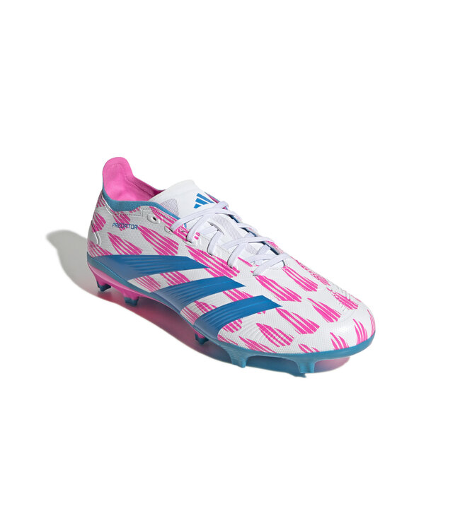 Adidas Predator League FG (White/Pink/Blue)