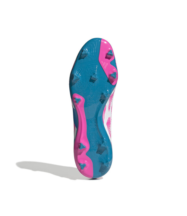 Adidas Predator League FG (White/Pink/Blue)