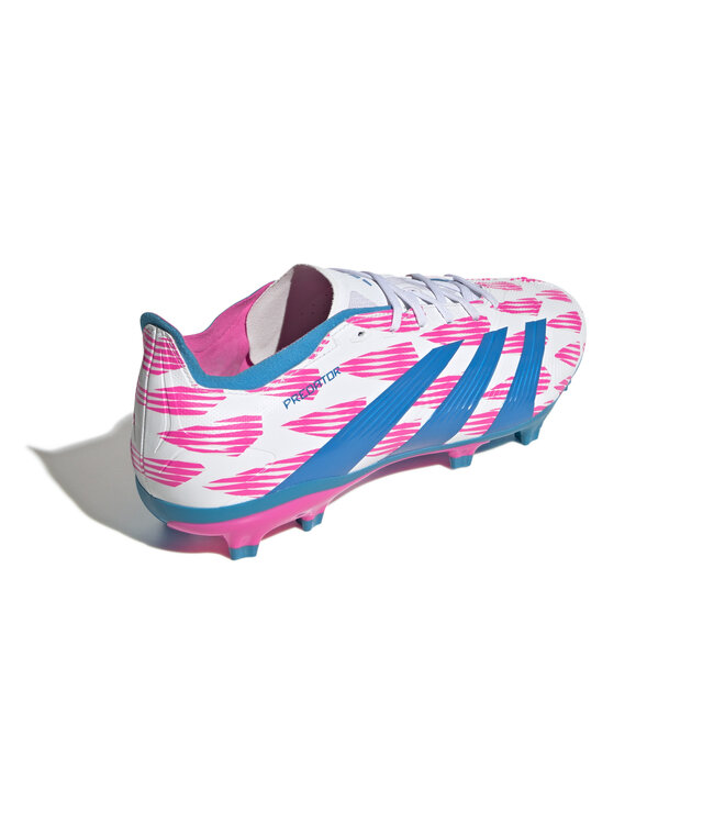 Adidas Predator League FG (White/Pink/Blue)
