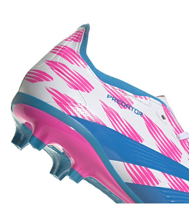 Adidas Predator League FG (White/Pink/Blue)
