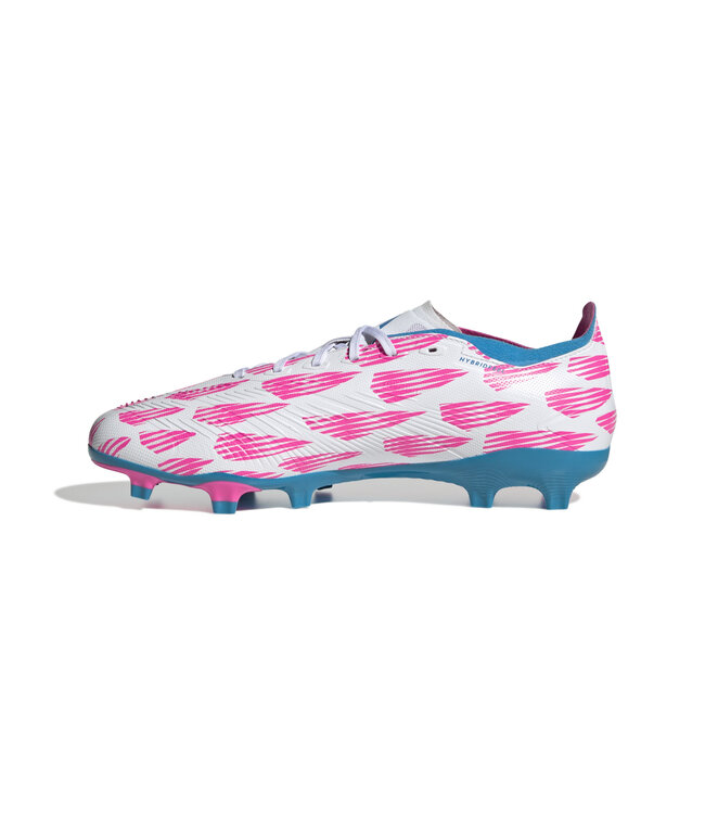 Adidas Predator League FG (White/Pink/Blue)