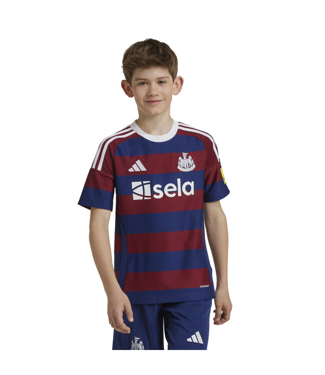 Adidas New Castle 24/25 Away Jersey Youth (Maroon/Blue)