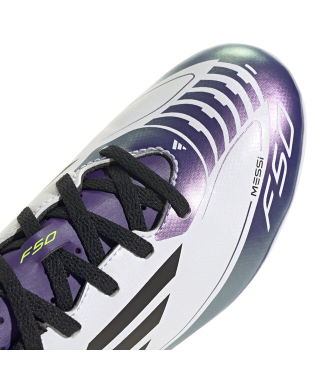 Adidas F50 Club Messi FxG Jr (White/Purple)