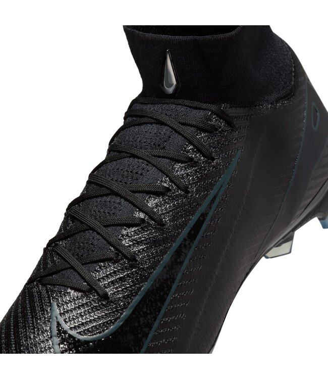 Nike Zoom Mercurial Superfly 10 Elite FG (Black/Green)