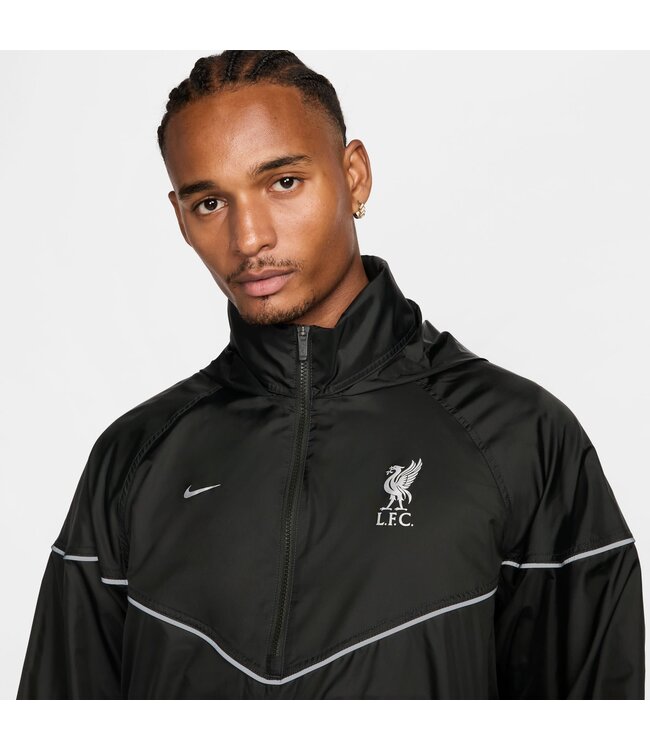 Nike Liverpool 24/25 Windrunner Anorak Jacket (Black)
