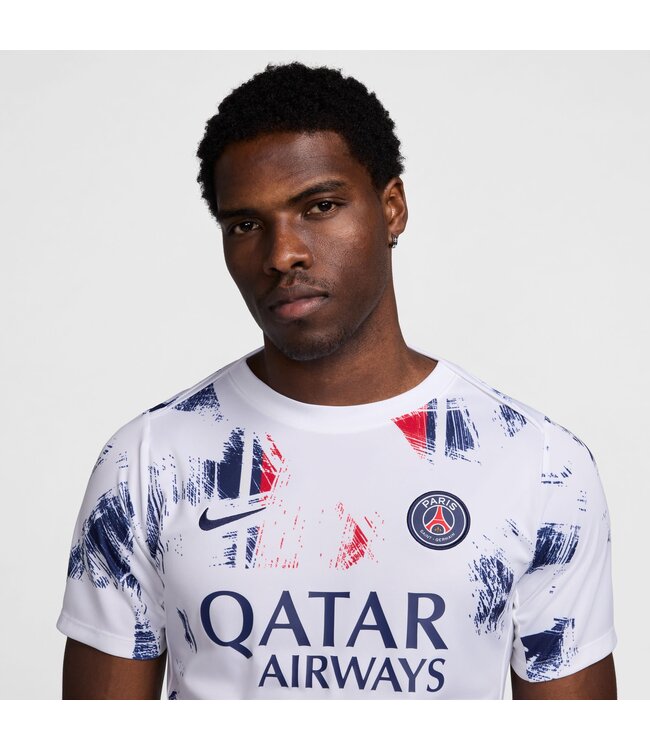 Nike PSG 24/25 Academy Pro Prematch Jersey (White)