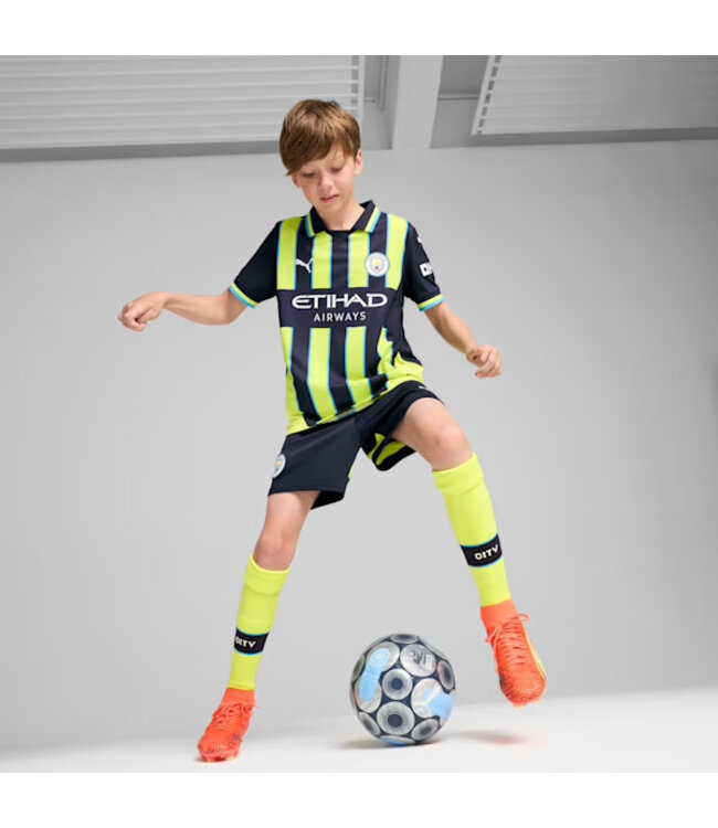PUMA Manchester City 24/25 Away Jersey Youth (Navy/Yellow)