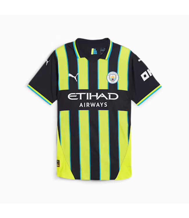 PUMA Manchester City 24/25 Authentic Away Jersey (Navy/Yellow)
