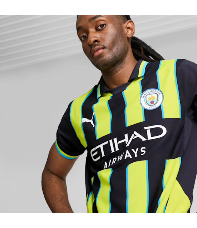 PUMA Manchester City 24/25 Authentic Away Jersey (Navy/Yellow)