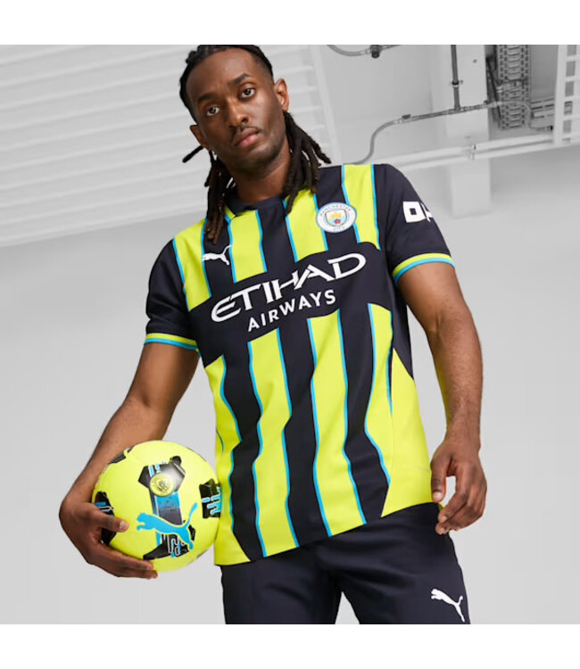 PUMA Manchester City 24/25 Authentic Away Jersey (Navy/Yellow)