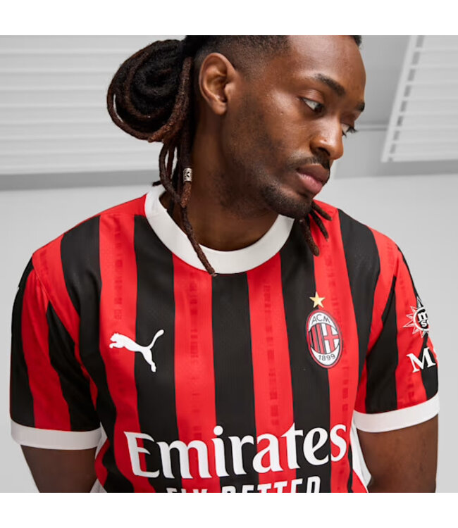 PUMA AC Milan 24/25 Authentic Home Jersey (Red/Black)