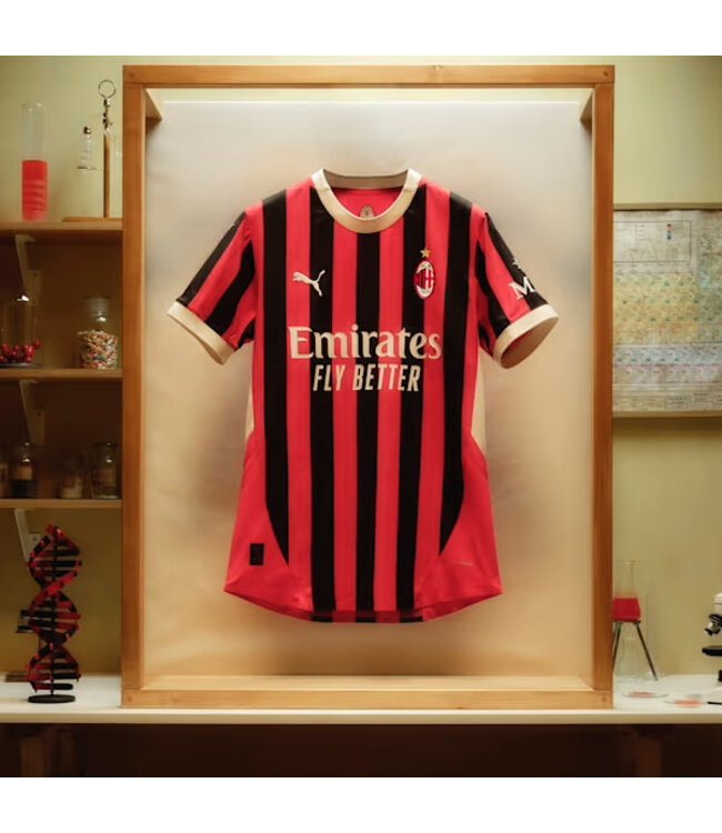 PUMA AC Milan 24/25 Authentic Home Jersey (Red/Black)
