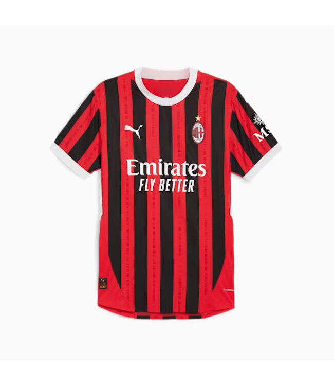 PUMA AC Milan 24/25 Authentic Home Jersey (Red/Black)