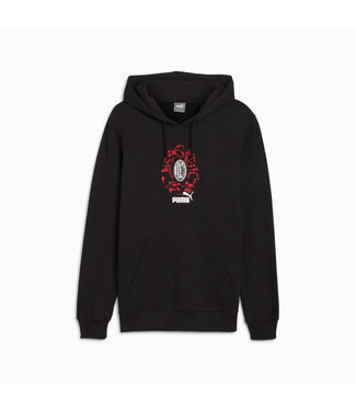 PUMA AC MILAN 24/25 CULTURE HOODIE (BLACK)