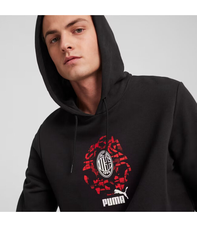 PUMA AC Milan 24/25 Culture Hoodie (Black)