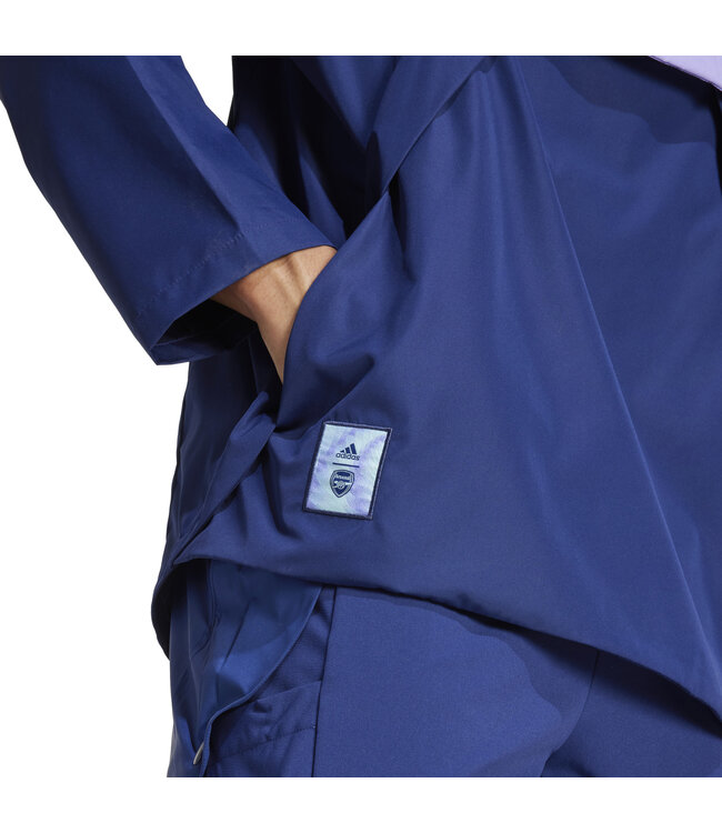 Adidas Arsenal 24/25 Half-Zip Windbreaker (Purple/Navy)