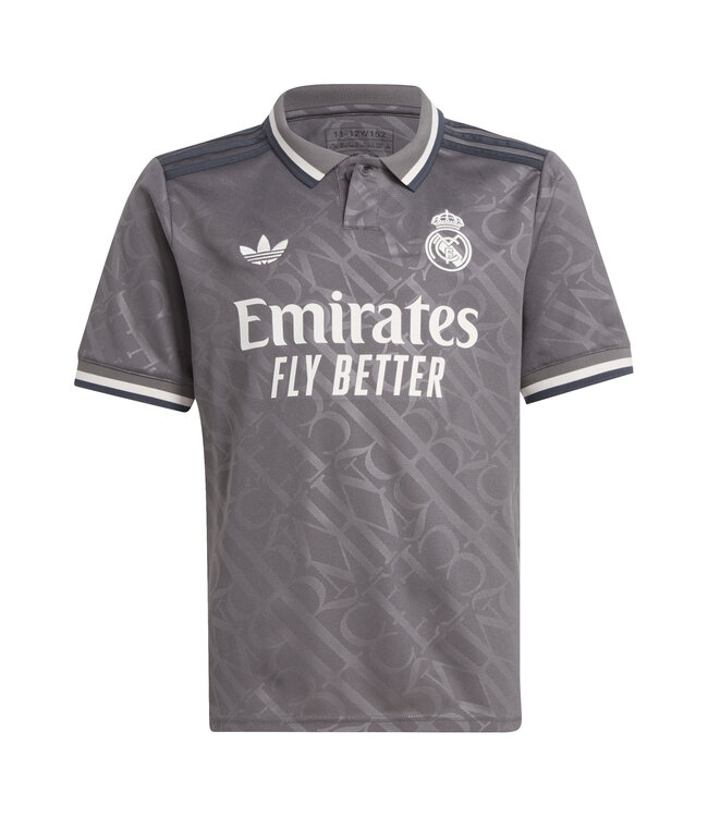 Adidas Real Madrid 24/25 Third Jersey Youth (Gray)