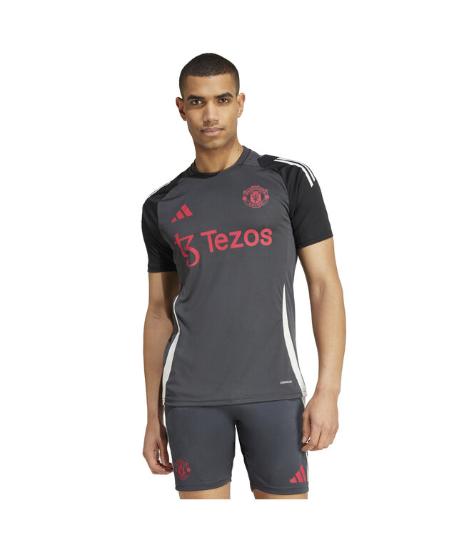 Adidas Manchester United 24/25 European Training Jersey (Carbon Black)