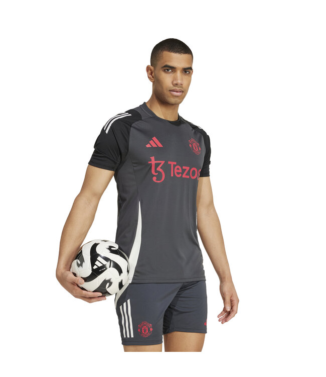 Adidas Manchester United 24/25 European Training Jersey (Carbon Black)