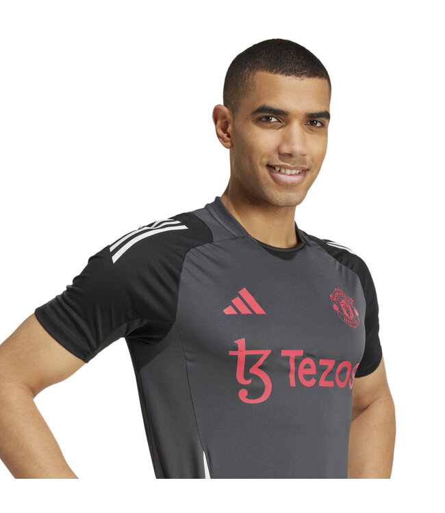 Adidas Manchester United 24/25 European Training Jersey (Carbon Black)
