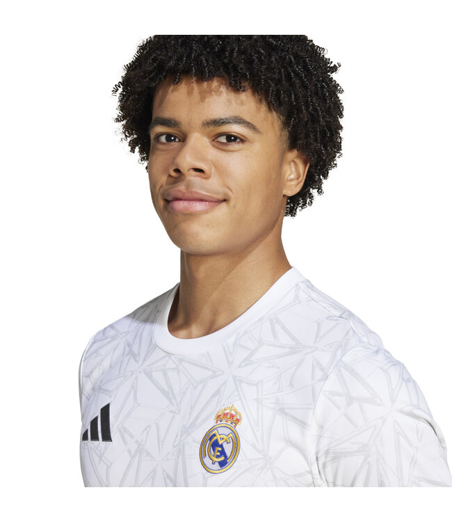Adidas Real Madrid 24/25 Prematch Jersey (White/Gray)