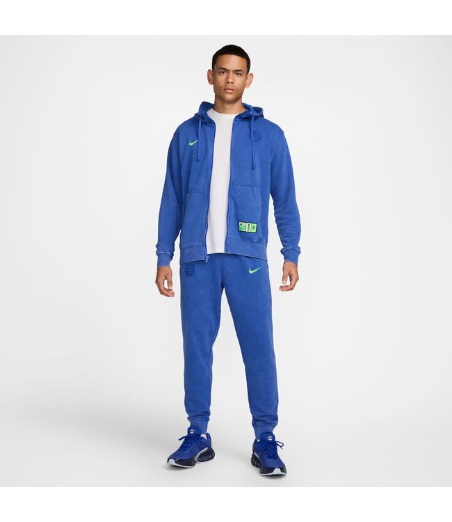 Nike FC Barcelona 24/25 Club French Terry Full-Zip Hoodie (Blue)
