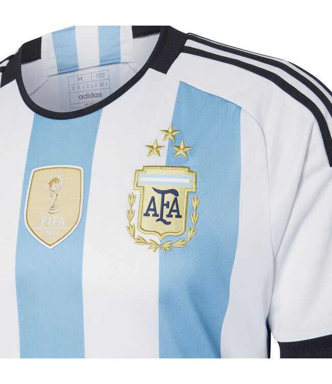 Adidas Argentina 2022 Winners Home Jersey (White/Blue)