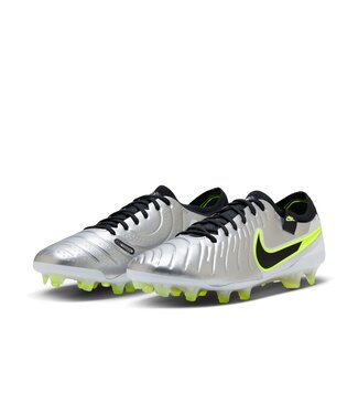 Nike TIEMPO LEGEND 10 ELITE FG (SILVER/VOLT)