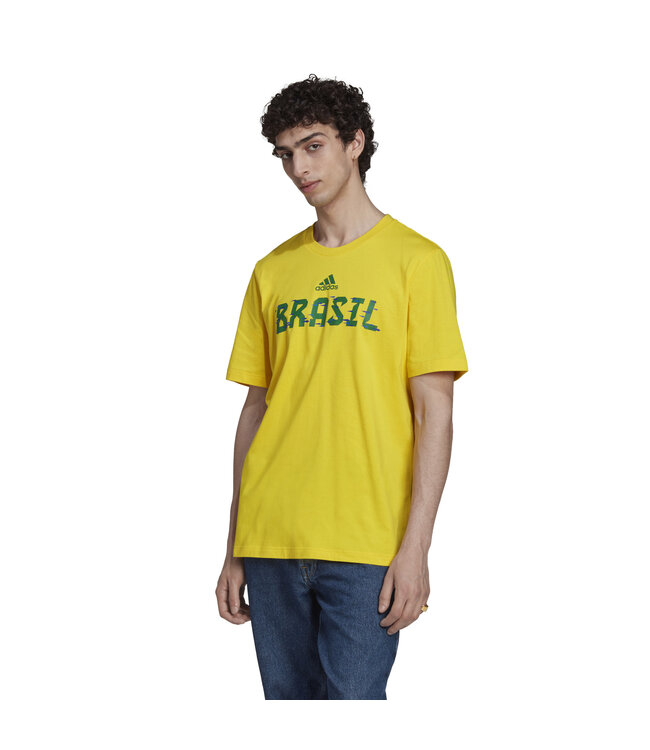 Adidas Brazil 2022 World Cup Tee (Yellow)