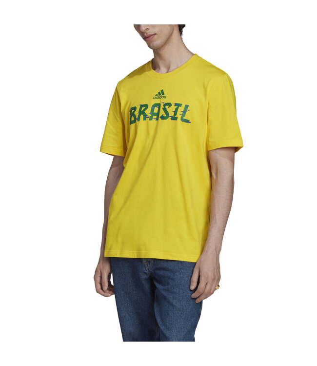 Adidas Brazil 2022 World Cup Tee (Yellow)