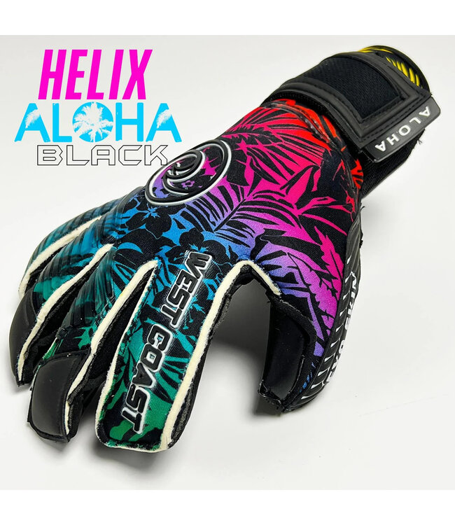 West Coast Helix Aloha Glove (Black/Multi)