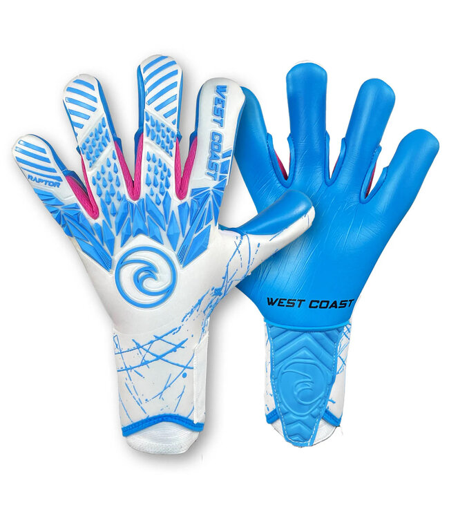 West Coast Raptor Typhoon Glove (White/Blue)