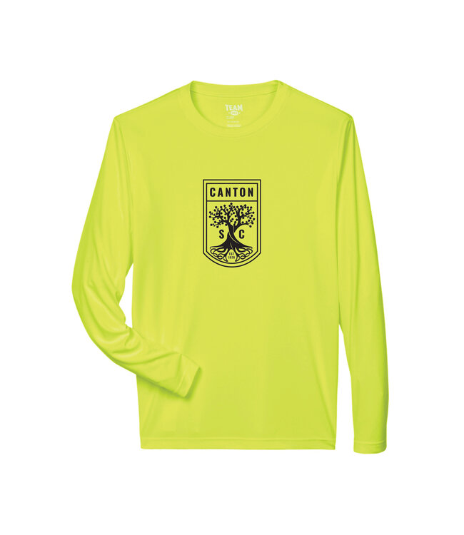 CANTON SOCCER CLUB CLASS TEE LS (NEON YELLOW)