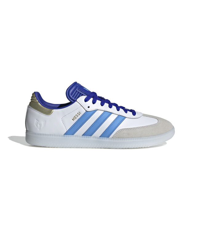 Adidas Samba Messi (White/Blue)