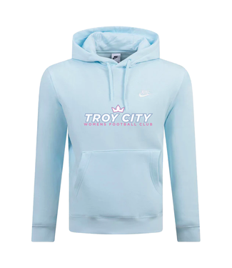 Nike TROY CITY WFC: TEAM CLUB PULLOVER HOODIE (SKY)