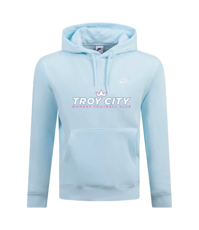 Nike TROY CITY WFC: TEAM CLUB PULLOVER HOODIE (SKY)