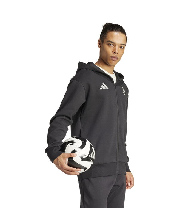 Adidas Juventus 24/25 Anthem Hooded Jacket (Black)