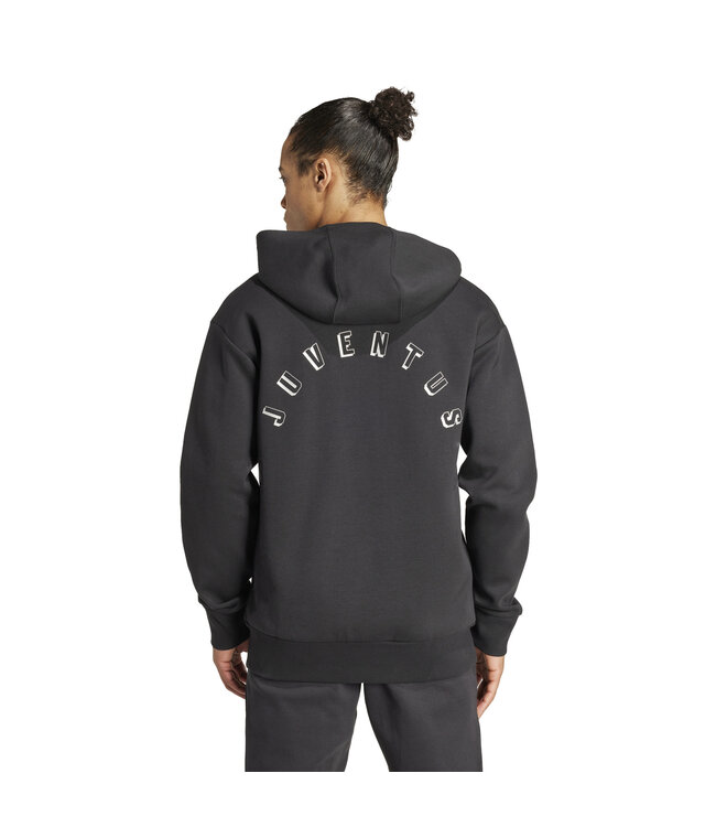 Adidas Juventus 24/25 Anthem Hooded Jacket (Black)
