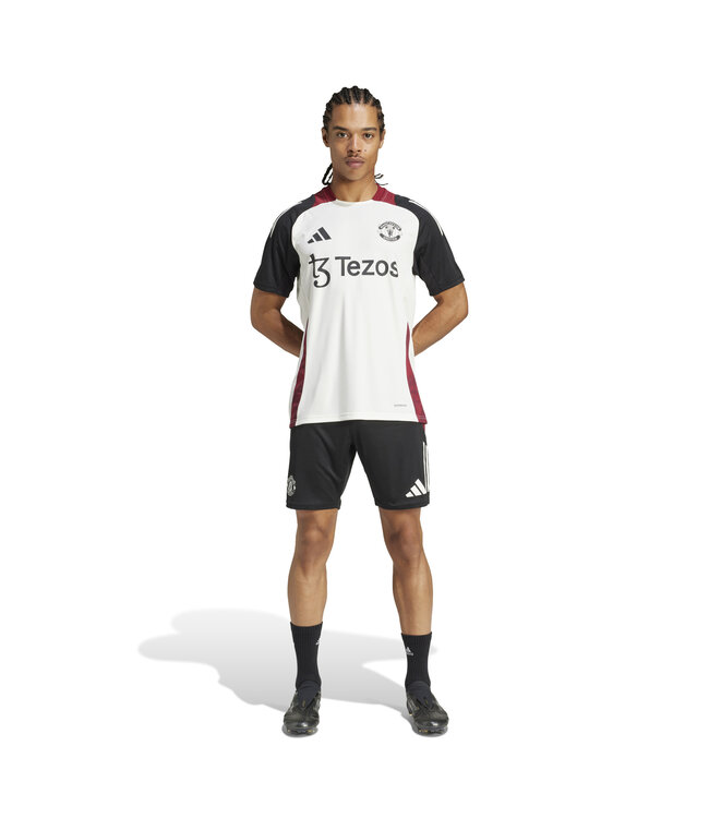 Adidas Manchester United 24/25 Tiro Training Jersey (White/Black)