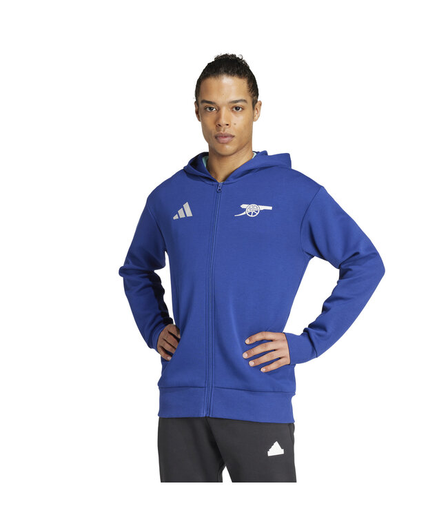 Adidas Arsenal 24/25 Anthem Hooded Jacket (Blue)