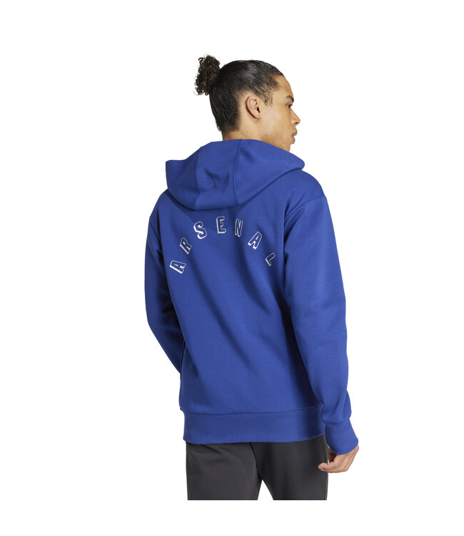 Adidas Arsenal 24/25 Anthem Hooded Jacket (Blue)