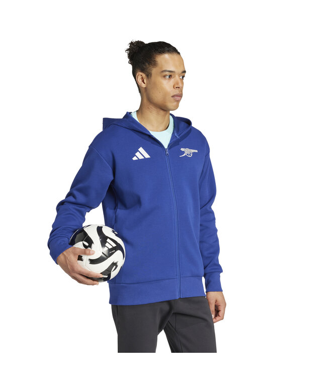 Adidas Arsenal 24/25 Anthem Hooded Jacket (Blue)